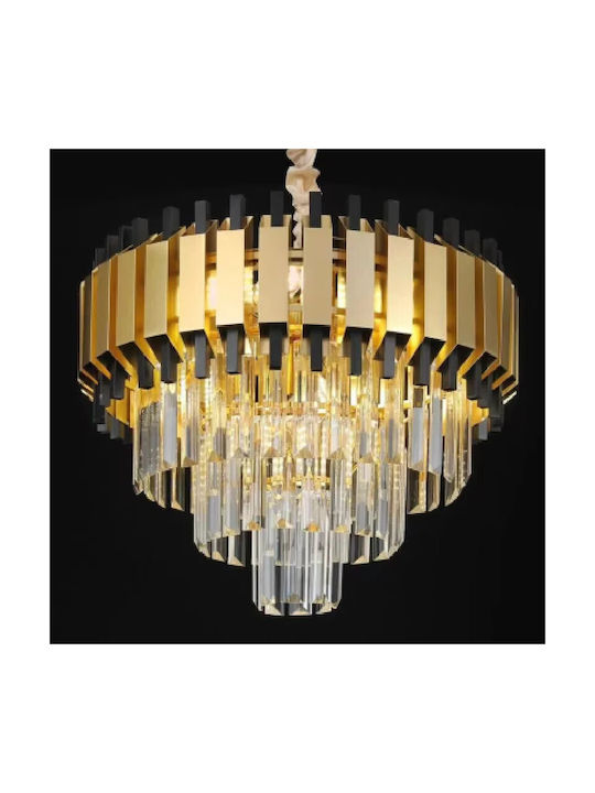 Lightplanet Candelabru cu Cristale Auriu 522/500