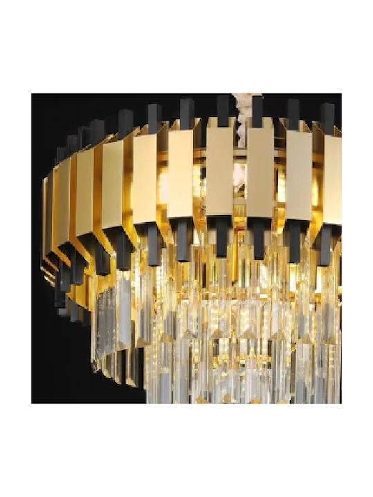 Lightplanet Candelabru cu Cristale Auriu 522/500
