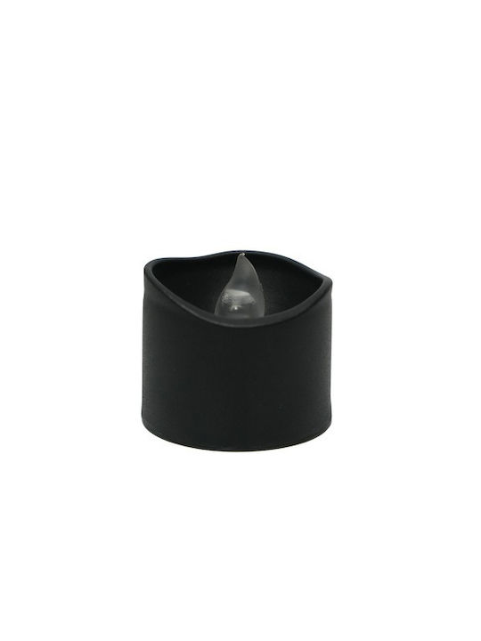 Lustră Decorativă Lumânare Negru 12buc