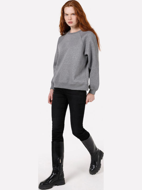 Women's Sweatshirt Hooded Grey