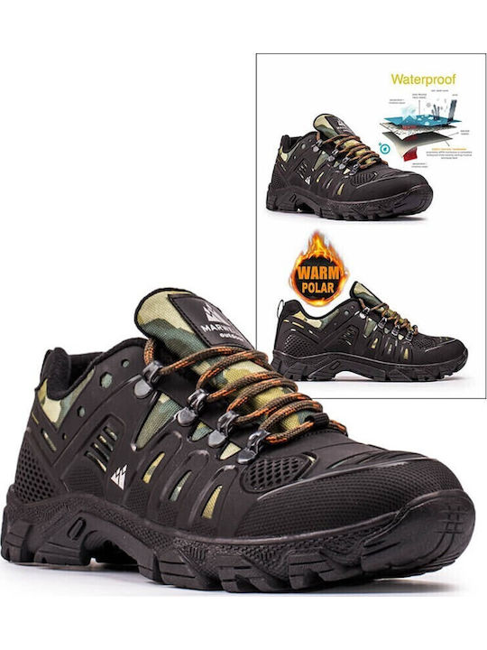 Marwells Herren Wanderschuhe Schwarz