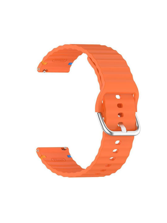 Λουράκι Σιλικόνης Πορτοκαλί (Xiaomi Watch S4 47mm)