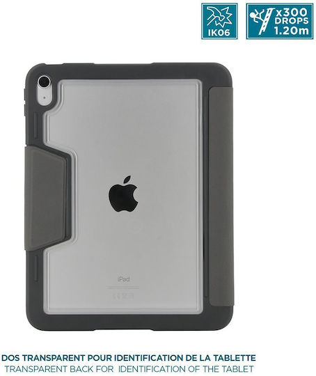 Mobilis Flip Cover Ανθεκτική με Πληκτρολόγιο Γκρι (iPad 11" 2025, iPad 10.9)