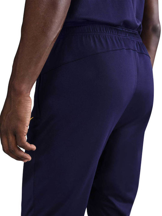 Barcelona Football Sweatpants Dri-Fit Glossy with Elastic Purple