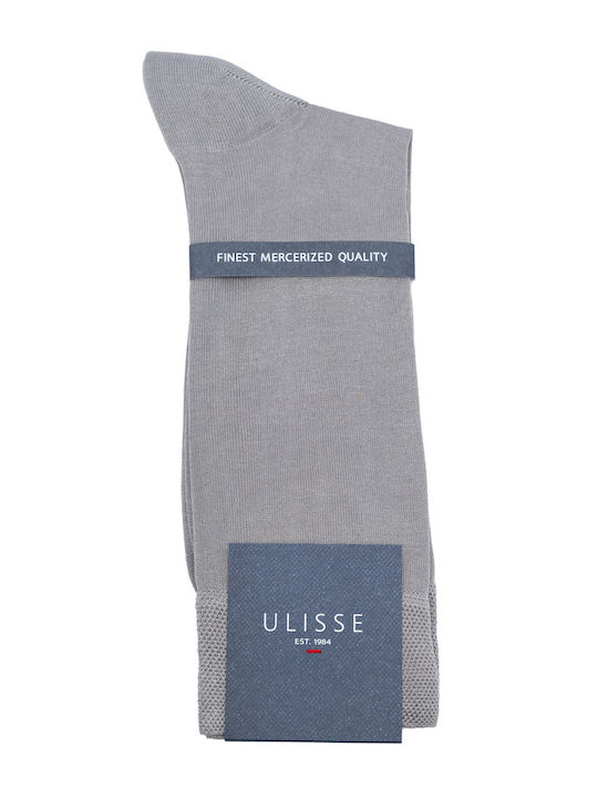 Ulisse Ανδρικές Μονόχρωμες Κάλτσες Grey