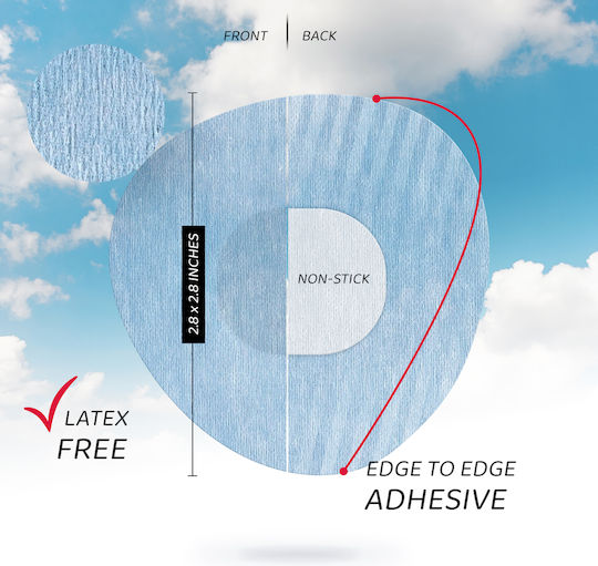 Not Just A Patch Air Plasture Rezistent La Apă Senzor Dexcom G7 20 Bucăți Culori Diverse