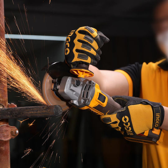 Ingco CAGLI271532E Τροχός 115mm Μπαταρίας Brushless 2x4Ah