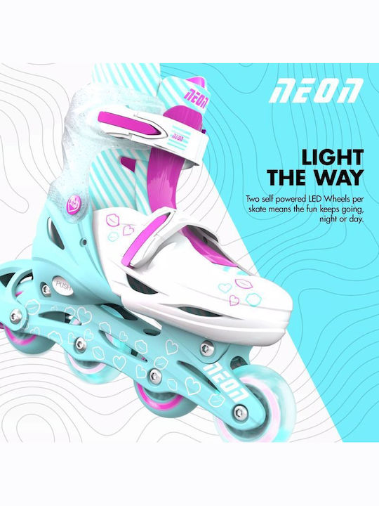 Y Volution Quad / Inline Αυξομειούμενα Rollers Ροζ Παιδικά