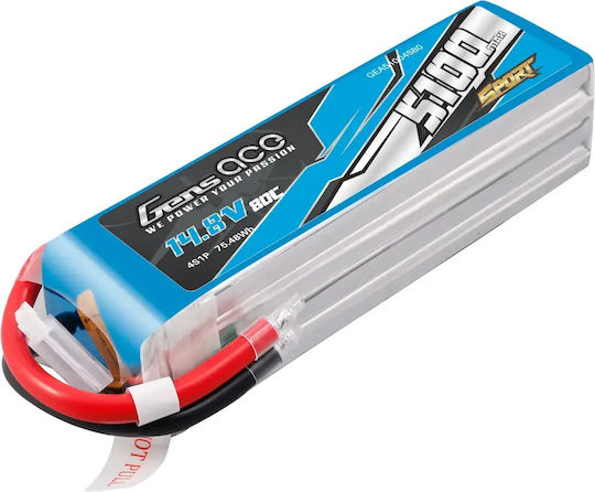 Gens Ace Ace Classic Батерия Li-Po 14.8V 5100mAh 80C 4S за RC Превозно Средство