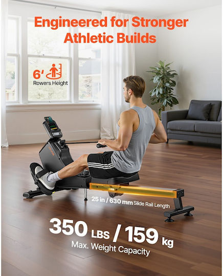 Home Rowing Machine with Magnetic Resistance