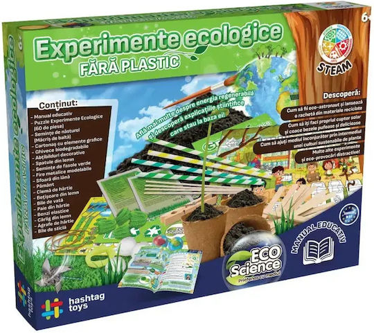 Ecological Joc Educațional Experimente din Lemn