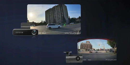 70Mai Μ800-2 4Κ Σετ Κάμερα DVR Αυτοκινήτου 4K Wi-Fi, GPS & Κάμερα Οπισθοπορείας
