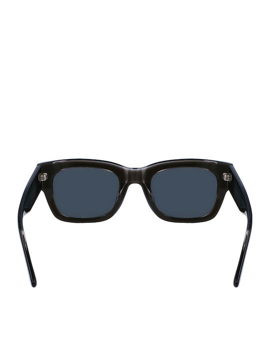 Calvin Klein Feminini Ochelari de soare cu Negru Cadru și Gri Lentilă CK23509S 059