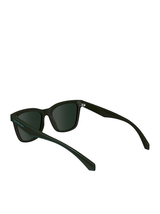 Calvin Klein Bărbătești Ochelari de soare cu Negru Cadru și Verde Lentilă CKJ24301S 309