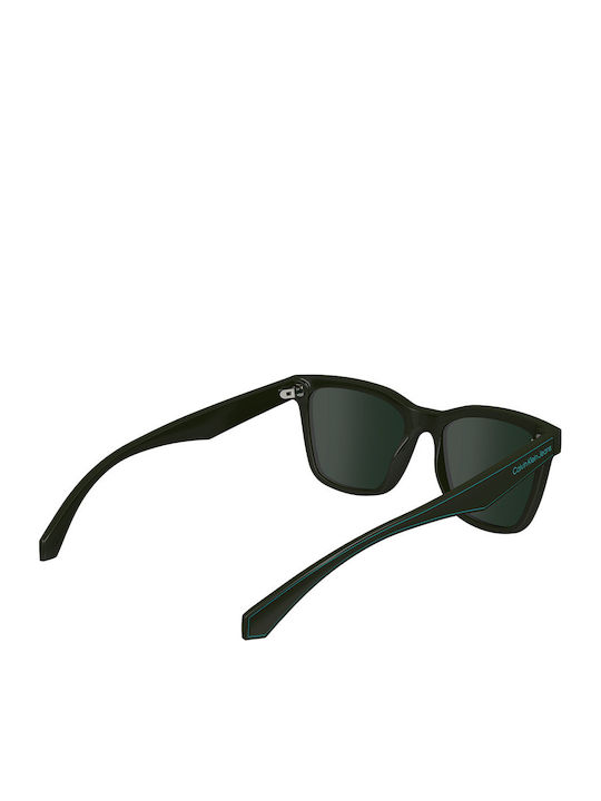 Calvin Klein Bărbătești Ochelari de soare cu Negru Cadru și Verde Lentilă CKJ24301S 309