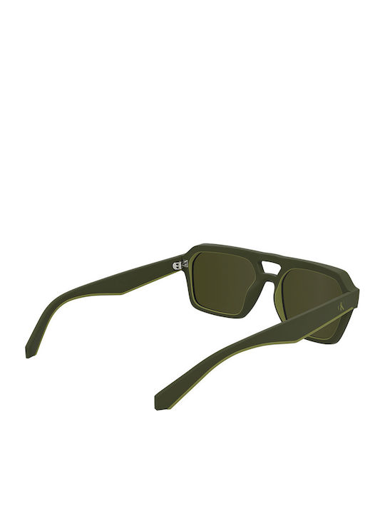 Calvin Klein Unisex Ochelari de soare cu Verde Cadru și Verde Lentilă CKJ25603S 309