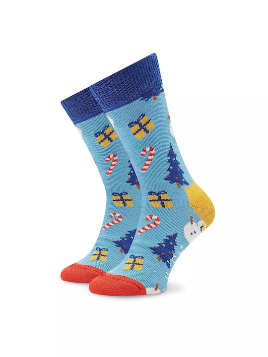 Happy Socks Kids' Socks Knee-High Holiday Multicolored 2 Pairs