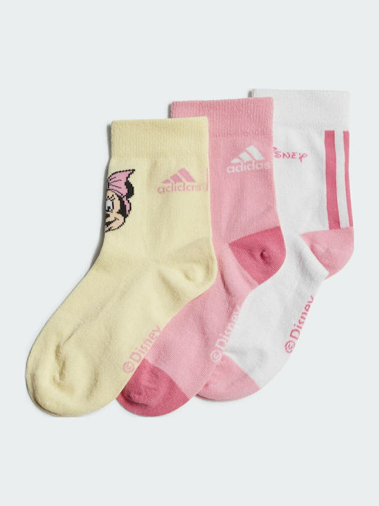 adidas Παιδικές Κάλτσες Μακριές Performance Πολύχρωμες 3 Ζευγάρια