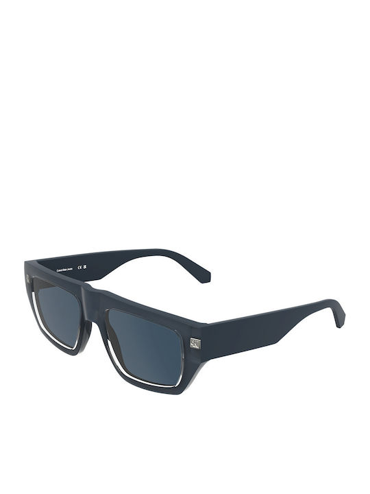 Calvin Klein Unisex Ochelari de soare cu Albastru marin Cadru și Albastru Lentilă CKJ25619S 400