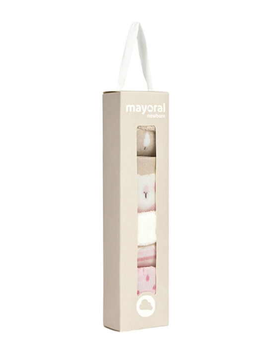 Mayoral Детски чорапи Rose-beige 4 Чифта