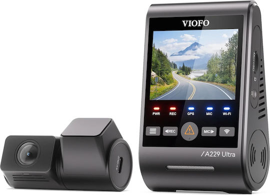 Viofo A229 Ultra 2 4K Windshield Car DVR Set with Rear Camera