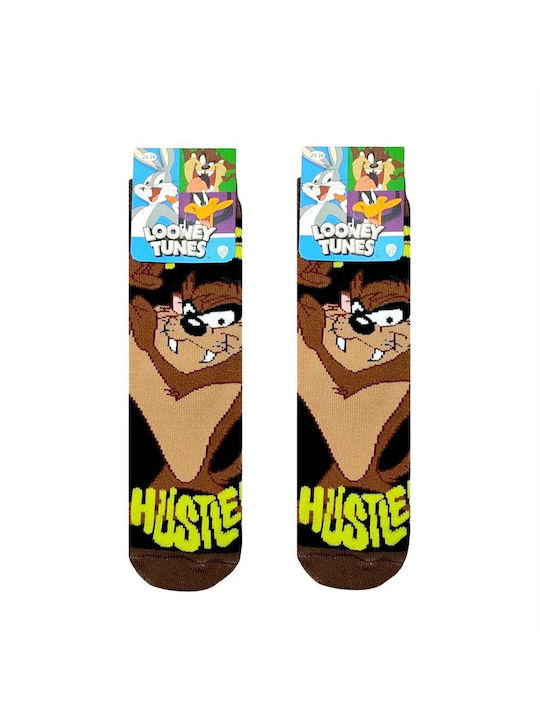 Looney Tunes Șosete pentru Copii Antiderapant Black