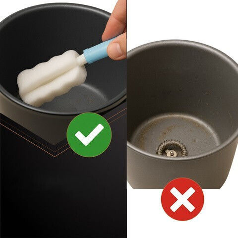 Aparat pentru lapte spumos cald și rece cu strat antiaderent 140ml