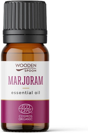 Organic Marjoram Essential Oil 5ml Wooden Spoon