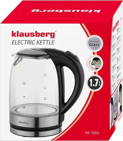 Klausberg Βραστήρας 1.7lt 1850W Γκρι
