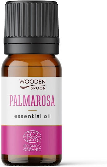 Palmarosa Essential Oil Organic 5ml Wooden Spoon