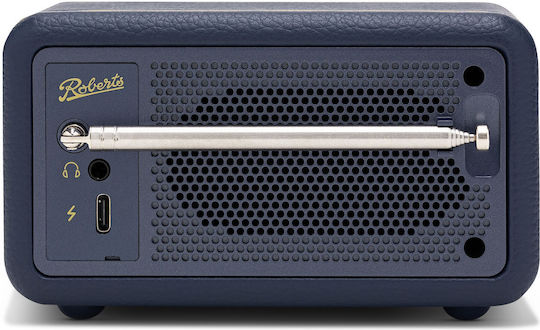 Roberts Revival Petite 2 Φορητό Ραδιόφωνο Επαναφορτιζόμενο DAB+ με Bluetooth Midnight Blue