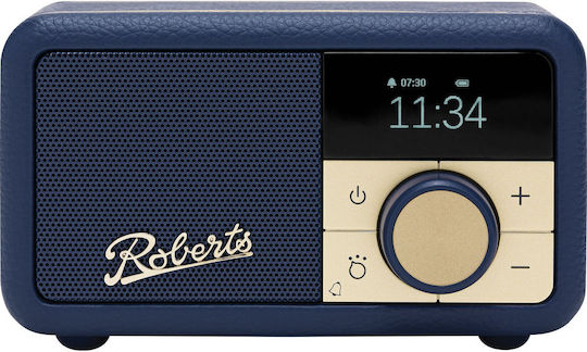 Roberts Revival Petite 2 Φορητό Ραδιόφωνο Επαναφορτιζόμενο DAB+ με Bluetooth Midnight Blue