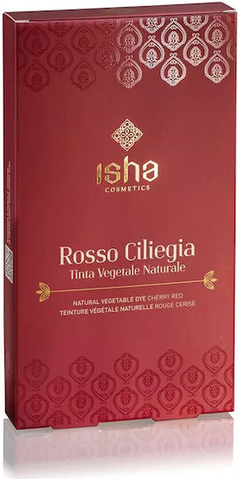 Перманентна Боя За Коса Естествен Черешово Червен 100г Isha