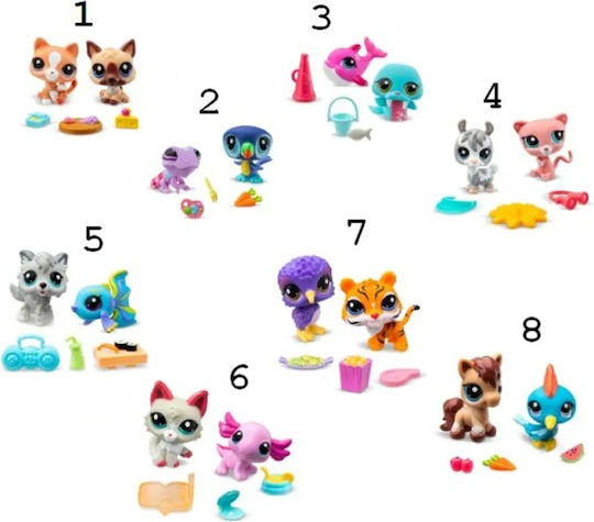 Figures W1 2pcs 8 Littlest Pet Shop (Miscellaneous Designs)