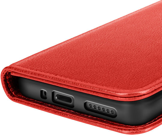 Avizar Wallet Case Xiaomi 15t Chesterfield Series Stand Function Red