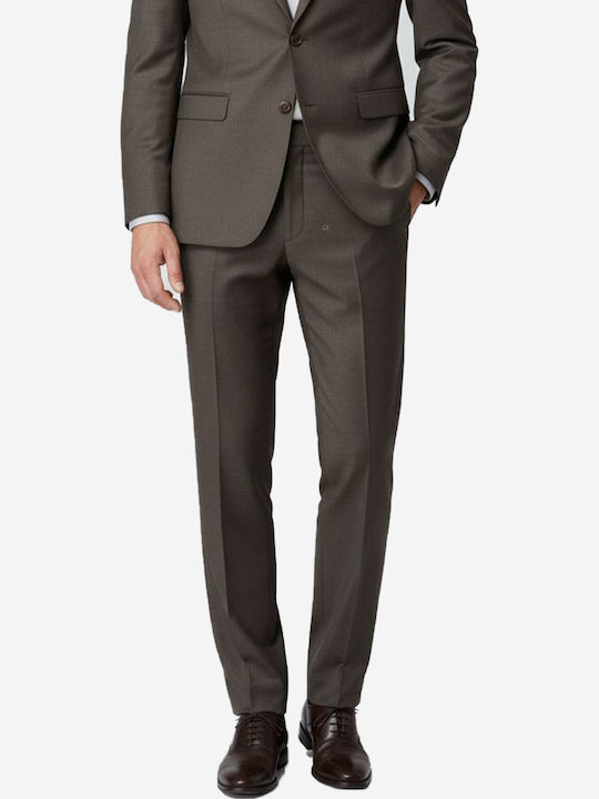 Men's Suit Slim Fit Brown