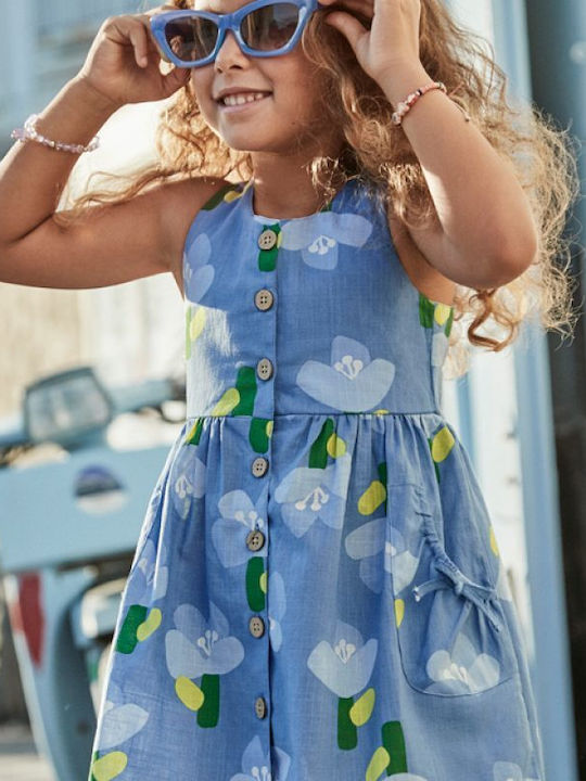 Kinderkleid Ärmellos Blue