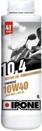 Ipone 10.4 Semi-synthetic Motorcycle Oil for Four-Stroke Engines 10W-40 1lt
