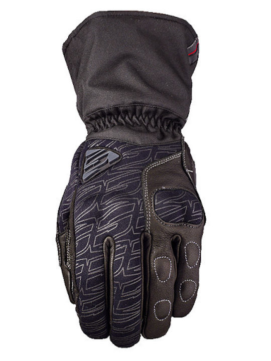 Five WFX Tech Winter Men's Motorcycle Gloves Neoprene Waterproof Black