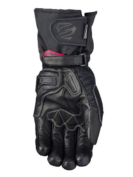 Five WFX Tech Winter Men's Motorcycle Gloves Neoprene Waterproof Black