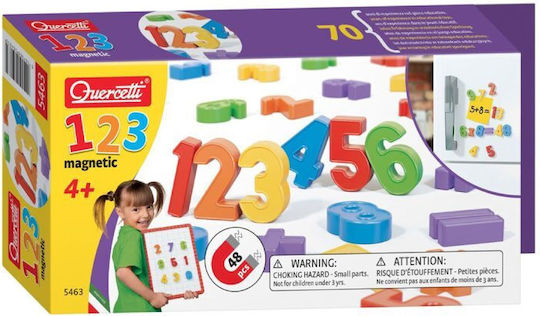 Quercetti Magnetic Educational Game Letters & Numbers for 4+ years old Years Old