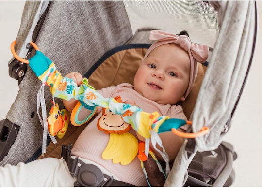 Moni Pendant Toy for Crib and Stroller with Mirror Bazoo for 0++ Months