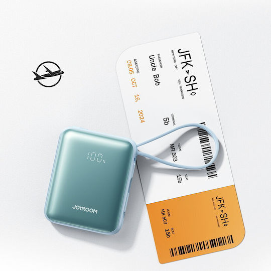Joyroom JR-PBF27 Power Bank 10000mAh 22.5W με Θύρα USB-C Μπλε