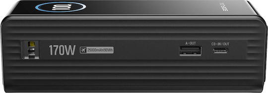EcoFlow Rapid Power Bank 25000mAh 170W Quick Charge 3.0 Black
