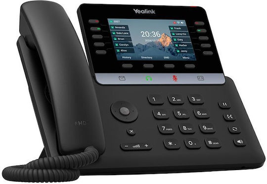 Yealink Sip-t74u Ενσύρματο Τηλέφωνο IP Μαύρο