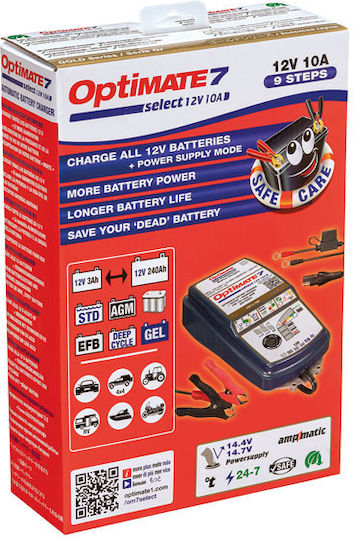 Optimate Tecmate 7 Select Φορτιστής Μοτοσυκλέτας