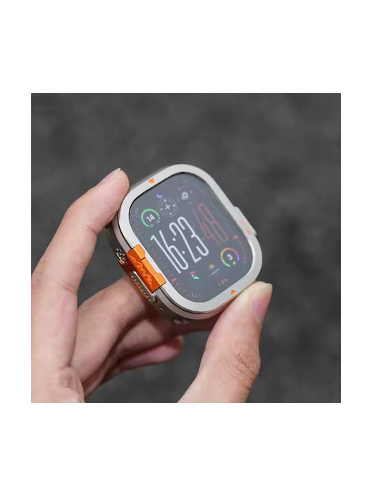 Premium Метален Калъф Titanium за Apple Watch Ultra 2, Apple Watch Ultra 49 мм