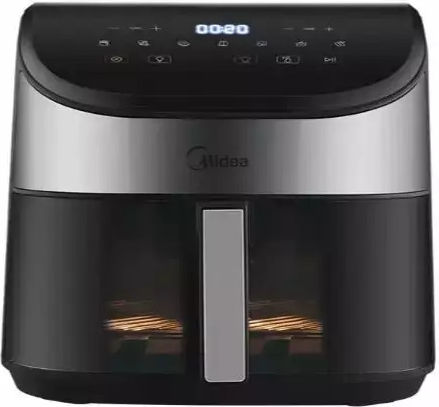 Midea Air Fryer 5.5lt Black 1355376