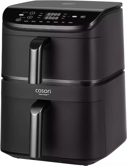 Cosori Air Fryer with Double Detachable Bucket 10.8lt Black CAF-DC121-AEUR