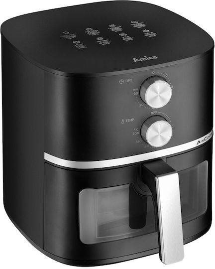 Amica Air Fryer 5.5lt Μαύρο 2090716